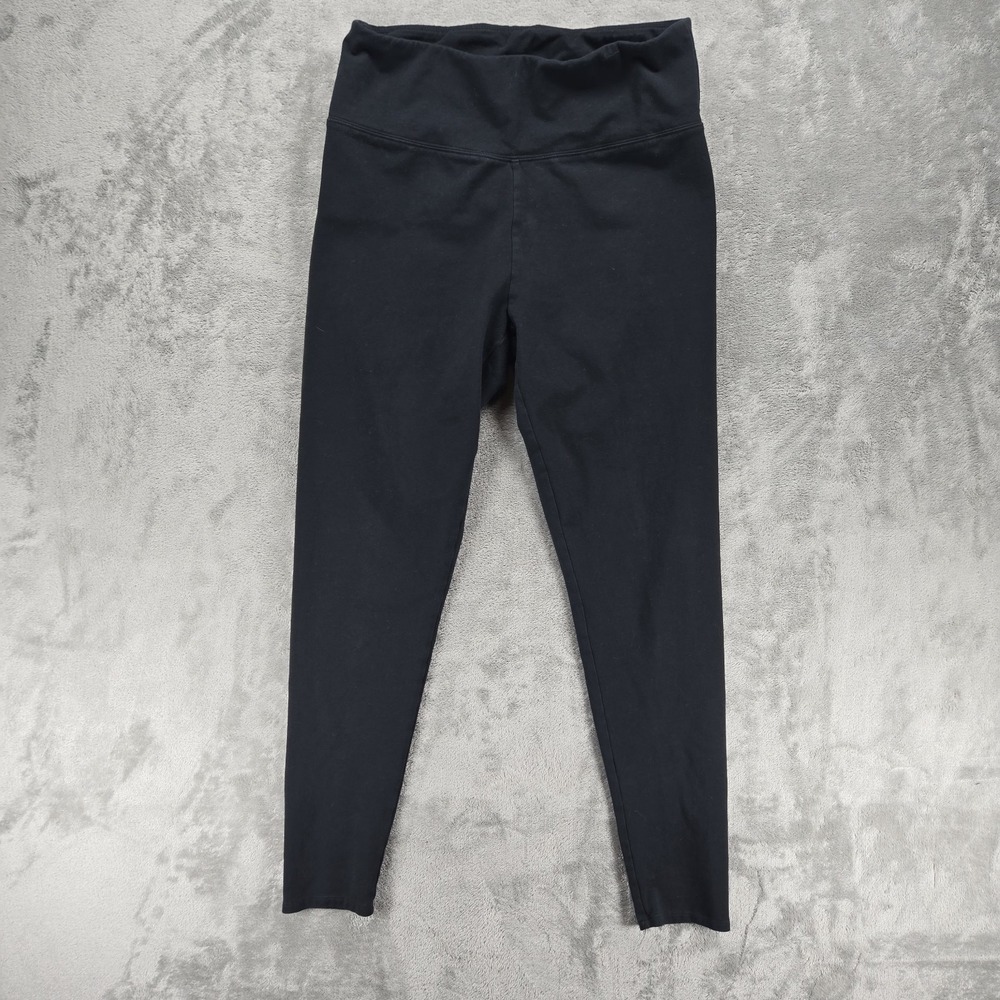 Soft Surroundings Must Have Leggings‎ Size Medium Black Minimalist 2FR05